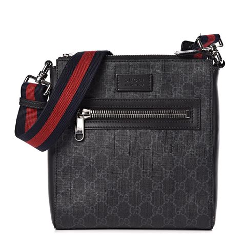 zwarte gucci messenger tas|Gucci Messenger Bags .